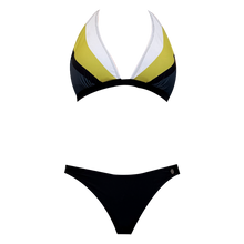 Load image into Gallery viewer, Black&amp;Gold - Bikini halter
