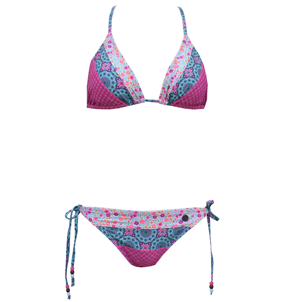 Cretonne patch - Triangle bikini